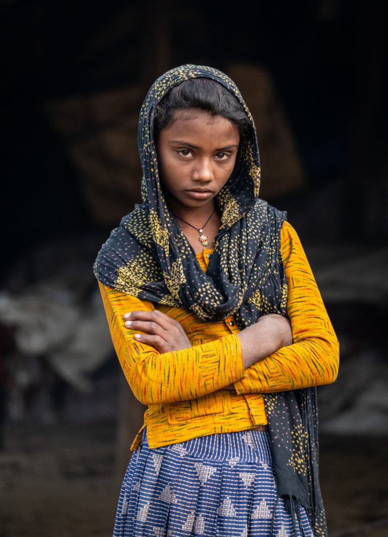 Village Girl, Shahpura, Rajasthan by David Pollard